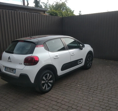 Citroen C3 cena 44500 przebieg: 10000, rok produkcji 2021 z Toruń małe 67